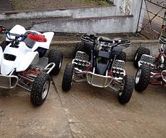 100cc race quads and spares