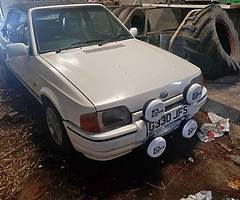 89 xr3i English plate