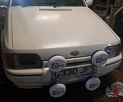 89 xr3i English plate