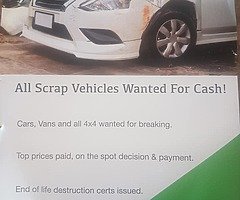 All scrap vehicles wanted for cash - Image 1/8