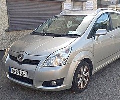 08 Toyota verso 7 seater nct