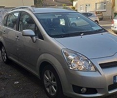 08 Toyota verso 7 seater nct