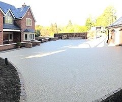 New resin Bound Driveways and Patios