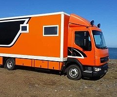 Very well presented race truck / motorhome