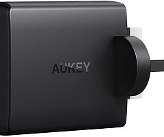 AUKEY USB C Wall Charger Dual Port USB A 5V 2.1A + USB C 5V 3A Mains Charger for iPhone X / 8 / 8 Pl - Image 6/7