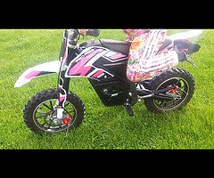 Girls electric motorbike