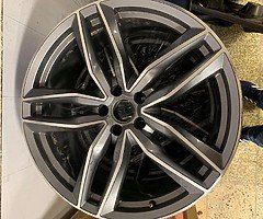 5x112 et30 21” alloy wheels