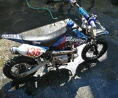 2016 stomp 110 semi auto dirt bike