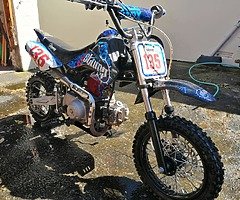 2016 stomp 110 semi auto dirt bike