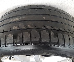 Vw sharan 5x112 alloys. 2 new tyres