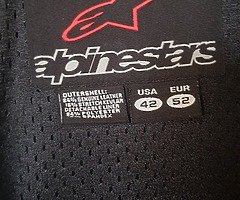 Alpinestar 2 piece leathers