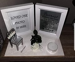 Memorial wedding frame and lantern - Image 1/4