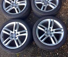 18’ Genuine Audi S Line 5x112 alloy wheels