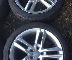 18’ Genuine Audi S Line 5x112 alloy wheels