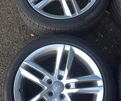 18’ Genuine Audi S Line 5x112 alloy wheels