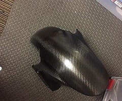 Real carbon fibre cbr600rr front hugger.