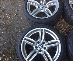 19’ Genuine BMW M Sport 5x120 alloy wheels