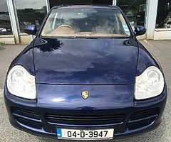 2004 Porsche Cayenne 4.5 S V8 340bhp 165k mls in Dark Sea Blue with Tan Leather Interior. 4950