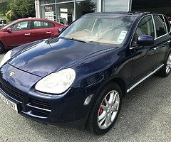 2004 Porsche Cayenne 4.5 S V8 340bhp 165k mls in Dark Sea Blue with Tan Leather Interior. 4950