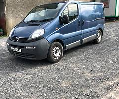 2004 Vivaro psv Feb Twin sliding doors Trade in to clear