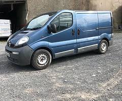 2004 Vivaro psv Feb Twin sliding doors Trade in to clear