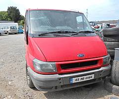 FORD TRANSIT FOR BREAKING