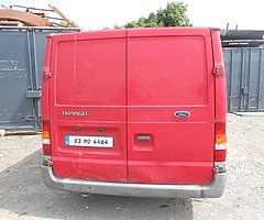 FORD TRANSIT FOR BREAKING