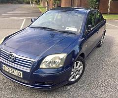 Toyota avensis Nct 06/20 Tax 10/19 Manual