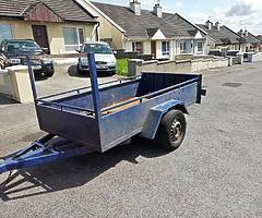 8x4 single axle trailer