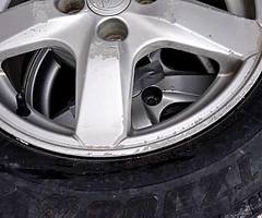 Alloy wheels with tires for Toyota Corola for sale