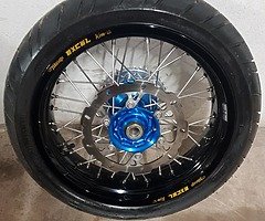 Yamaha WR 450 super moto wheels