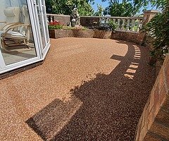 Stunning Resin bound surfaces