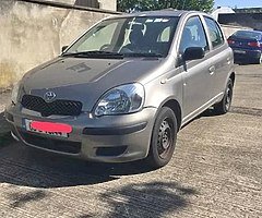 1 litre Yaris nct manual 100km 2005