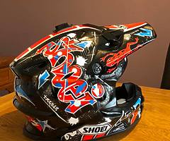 Shoei Vfx-w motocross helmet - as new!