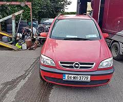 Opel zafira 7 seater