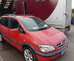 Opel zafira 7 seater