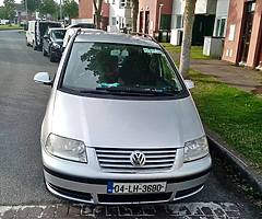 Volkswagen 7 seater 1.9 diesel has no NCT or tax car is driving 100% location Dublin 15