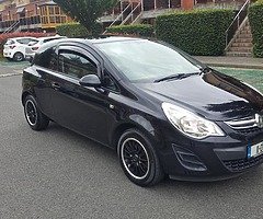 2011 OPEN CORSA 1.2CDTI (TAX €190 PER YEAR)