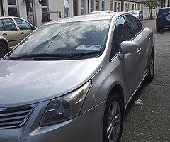 2010 Toyota avensis diesel nct 04/ 30 ex taxi