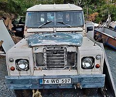 Vintage landrover series 3