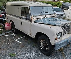 Vintage landrover series 3