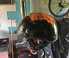 Outlaw half face helmet