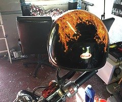 Outlaw half face helmet