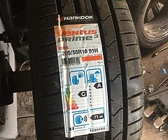 New tyres