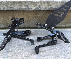 2009 and up ZX6R bars, switchgear and rearsets