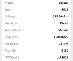 2011 Renault Laguna Finance this car from €27 P/W - Image 10/10