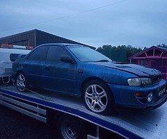 1999 Subaru wrx 2.0 non turbo Lying up needs attention still running good breaker