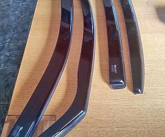 Octavia wind deflectors brand new front and rear