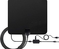 TV Aerial,LEMEGO Indoor Digital TV Antenna with VHF/UHF,Amplified 50 Miles Long Range Access HDTV In