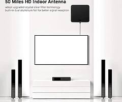 TV Aerial,LEMEGO Indoor Digital TV Antenna with VHF/UHF,Amplified 50 Miles Long Range Access HDTV In - Image 7/7